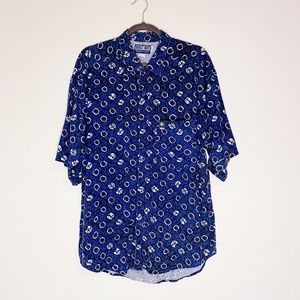 Vintage Bugle Boy Skateboarder Button Down Shirt